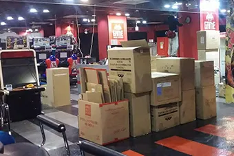 ゲームセンター工事